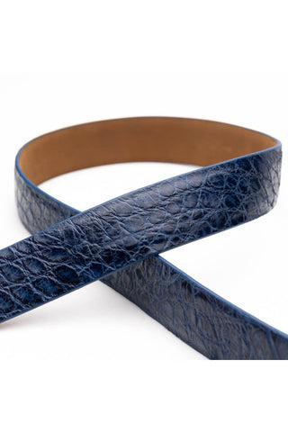 Marco Di Milano Emilio Men's Antique Navy Genuine Alligator Skin Belts (MDMB1048)