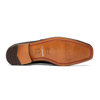 Marco Di Milano Fabro Men's Shoes Brown Exotic Lizard Horsebit Loafers (MDM1080)-AmbrogioShoes