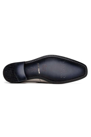 Marco Di Milano Fangio Gray Genuine Ostrich Leg / Ostrich Quill Penny Loafers (MDM1112)
