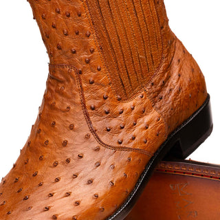 Marco Di Milano Giorgio Brandy Genuine Ostrich Quill Boots (MDM1151)