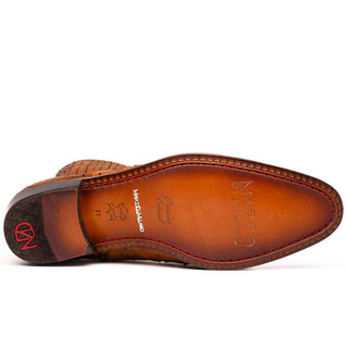 Marco Di Milano Giorgio Brandy Genuine Ostrich Quill Boots (MDM1151)
