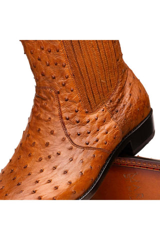 Marco Di Milano Giorgio Brandy Genuine Ostrich Quill Boots (MDM1151)