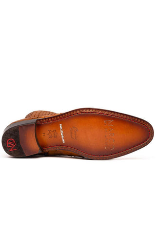 Marco Di Milano Giorgio Brandy Genuine Ostrich Quill Boots (MDM1151)