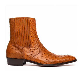 Marco Di Milano Giorgio Brandy Genuine Ostrich Quill Boots (MDM1151)