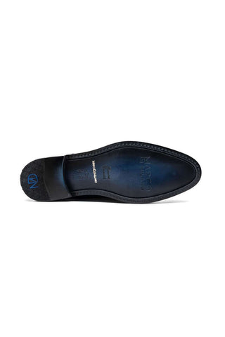 Marco Di Milano John Navy Caiman Crocodile / Woven Leather Oxfords (MDM1178)