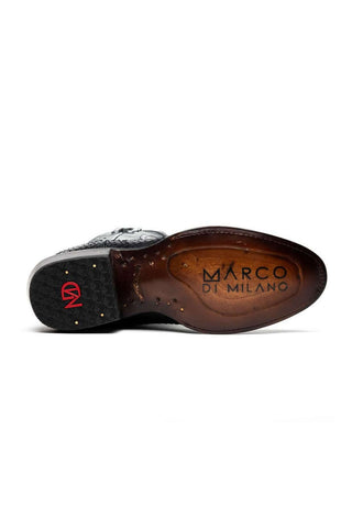 Marco Di Milano Kansas Black Genuine Python / Leather Cowboy Boot (MDM1211)