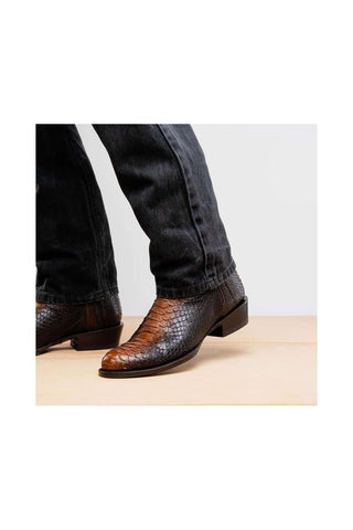 Marco Di Milano Kansas Lisboa Python Skin Cowboy Boot (MDM1245)