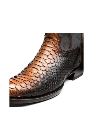 Marco Di Milano Kansas Lisboa Python Skin Cowboy Boot (MDM1245)