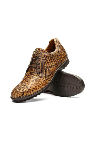 Marco Di Milano Kratos Orix Caiman Crocodile Sport Sneakers (MDM1176)