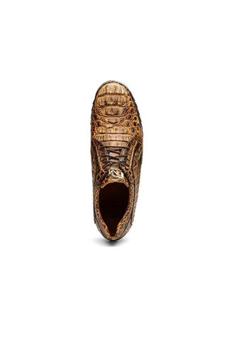 Marco Di Milano Kratos Orix Exotic Caiman Crocodile Sport Sneakers (MDM1176)