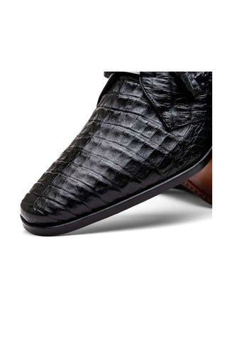 Marco Di Milano Lacio Black Crocodile Derby (MDM1019)