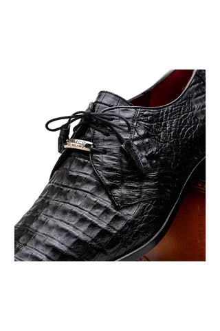 Marco Di Milano Lacio Black Exotic Crocodile Derby (MDM1019)
