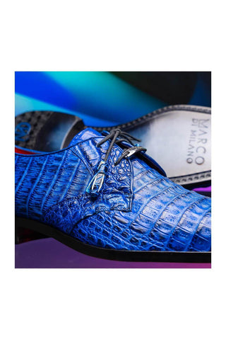 Marco Di Milano Lacio Blue Crocodile Derby (MDM1019)