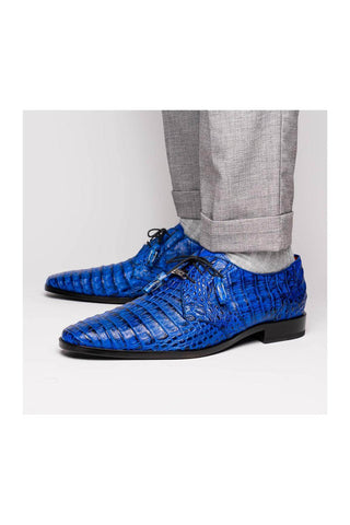 Marco Di Milano Lacio Blue Crocodile Derby (MDM1019)