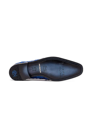 Marco Di Milano Lacio Blue Exotic Crocodile Derby (MDM1019)