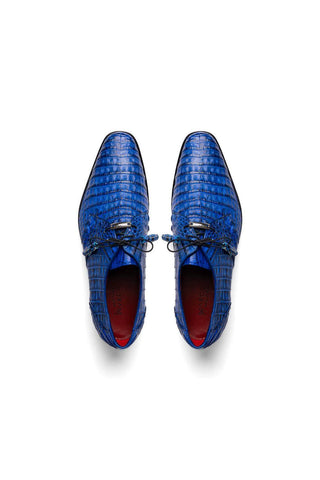Marco Di Milano Lacio Blue Exotic Crocodile Derby (MDM1019)