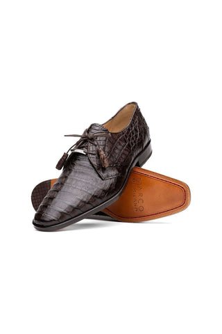 Marco Di Milano Lacio Brown Crocodile Derby (MDM1019)