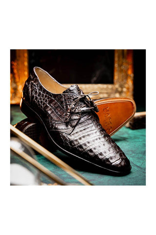 Marco Di Milano Lacio Brown Crocodile Derby (MDM1019)