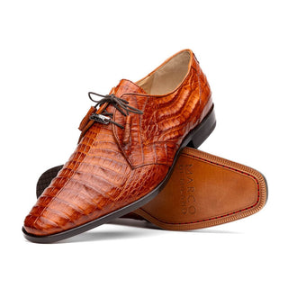 Marco Di Milano Lacio Men's Shoes Exotic Crocodile Derby Oxfords (MDM1019)-AmbrogioShoes