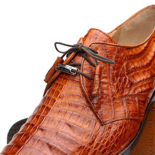 Marco Di Milano Lacio Men's Shoes Exotic Crocodile Derby Oxfords (MDM1019)-AmbrogioShoes