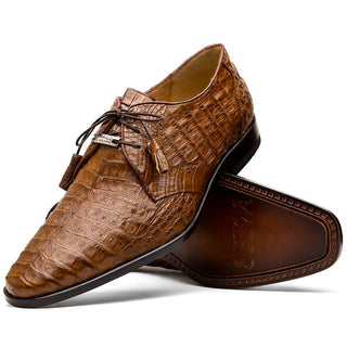 Marco Di Milano Lacio Men's Shoes Exotic Crocodile Derby Oxfords (MDM1019)-AmbrogioShoes