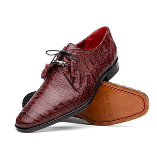 Marco Di Milano Lacio Men's Shoes Exotic Crocodile Derby Oxfords (MDM1019)-AmbrogioShoes