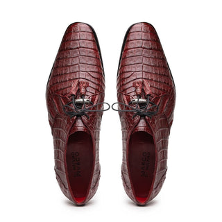 Marco Di Milano Lacio Men's Shoes Exotic Crocodile Derby Oxfords (MDM1019)-AmbrogioShoes