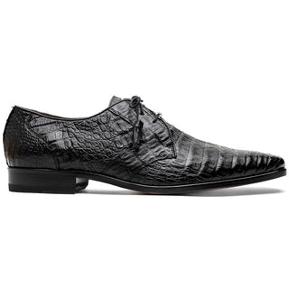 Marco Di Milano Lacio Men's Shoes Exotic Crocodile Derby Oxfords (MDM1019)-AmbrogioShoes