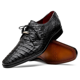 Marco Di Milano Lacio Men's Shoes Exotic Crocodile Derby Oxfords (MDM1019)-AmbrogioShoes