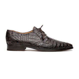 Marco Di Milano Lacio Men's Shoes Exotic Crocodile Derby Oxfords (MDM1019)-AmbrogioShoes