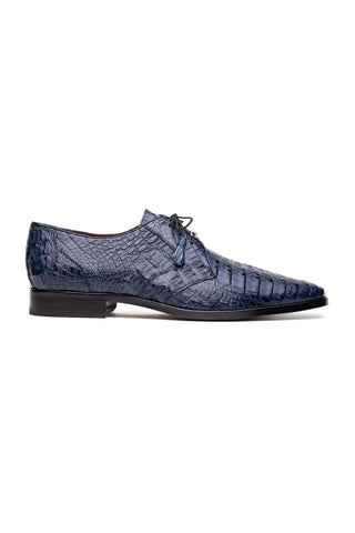 Marco Di Milano Lacio Navy Exotic Crocodile Derby (MDM1019)