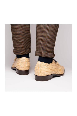 Marco Di Milano Lacio Orix Exotic Crocodile Derby (MDM1019)