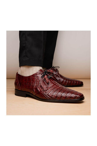 Marco Di Milano Lacio Wine Crocodile Derby (MDM1019)
