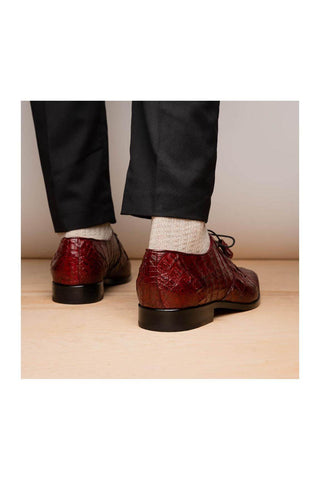 Marco Di Milano Lacio Wine Crocodile Derby (MDM1019)