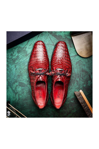 Marco Di Milano Lacio Wine Exotic Crocodile Derby (MDM1019)