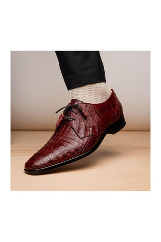 Marco Di Milano Lacio Wine Exotic Crocodile Derby (MDM1019)