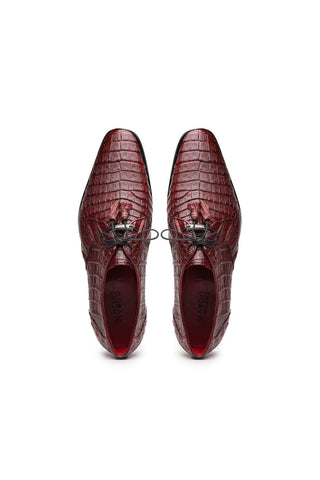Marco Di Milano Lacio Wine Exotic Crocodile Derby (MDM1019)