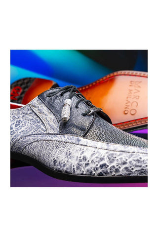 Marco Di Milano Lucca Newspaper Exotic Stingray / Ostrich Derby's (MDM1105)