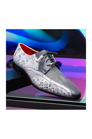 Marco Di Milano Lucca Newspaper Exotic Stingray / Ostrich Derby's (MDM1105)