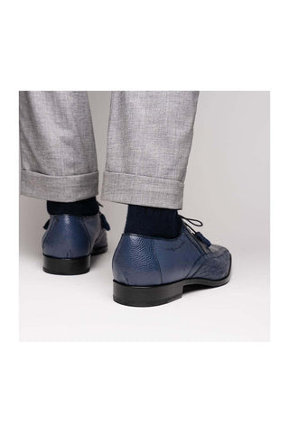 Marco Di Milano Lucca Stingray / Ostrich Derby - Navy