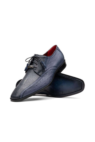 Marco Di Milano Lucca Stingray / Ostrich Derby - Navy