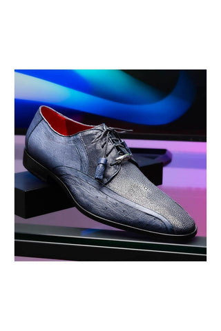 Marco Di Milano Lucca Stingray / Ostrich Derby - Navy