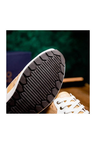 Marco Di Milano Lyon II Orix & White Calf-Skin / Ostrich Leg Casual Sneakers (MDM1067)