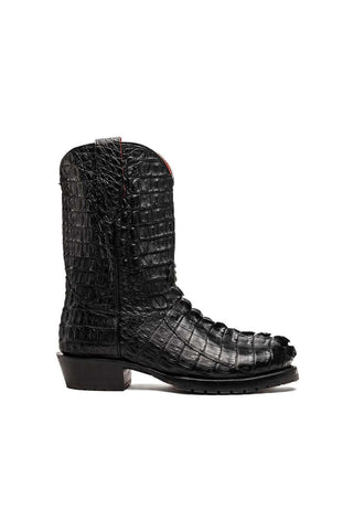 Marco Di Milano Marlboro Black Crocodile / Hornback Cowboy Boots (MDM1203)