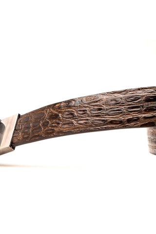 Marco Di Milano Massimo Men's Brown Genuine Crocodile Belts (MDMB1051)