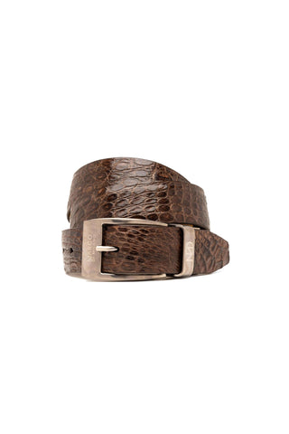 Marco Di Milano Massimo Men's Brown Genuine Crocodile Belts (MDMB1051)