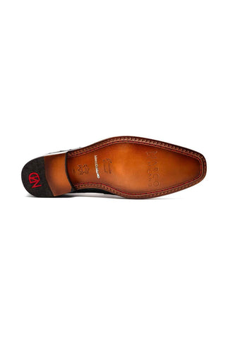 Marco Di Milano Matteo Black Genuine Alligator Penny Loafers (MDM1182)