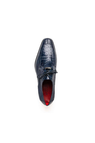 Marco Di Milano Merida Navy Lizard & Caiman Crocodile Derby (MDM1132)