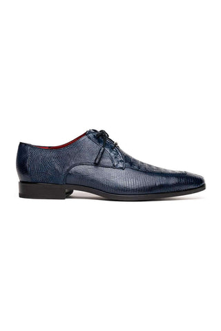 Marco Di Milano Merida Navy Lizard & Caiman Crocodile Derby (MDM1132)