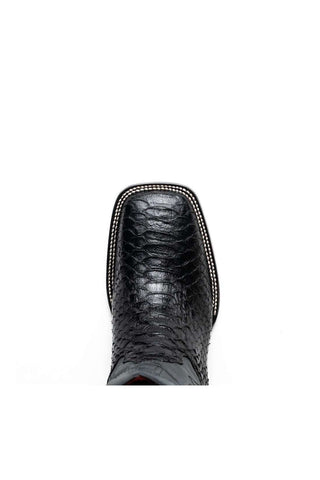 Marco Di Milano Missouri Black Genuine Python / Leather Cowboy Boot (MDM1212)